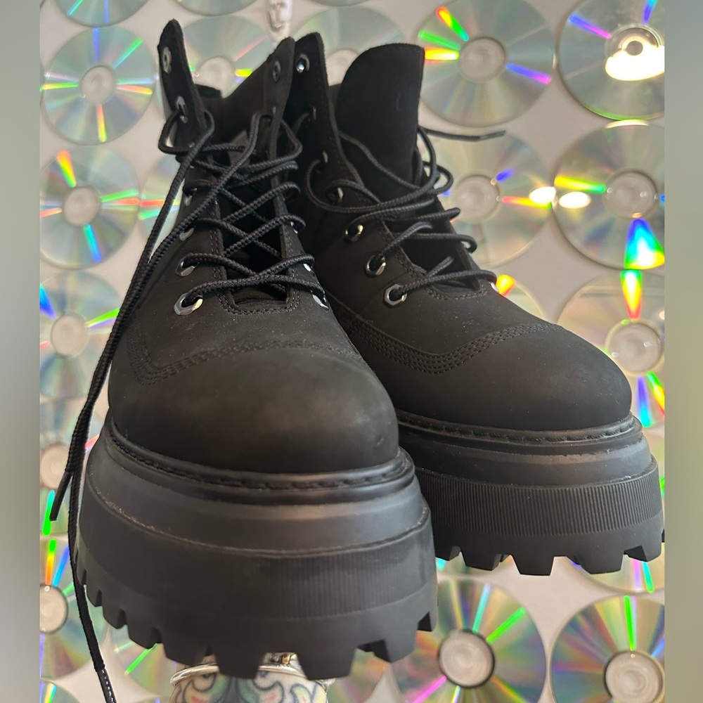 Women’s Black Timberland Platform ReBotl boot